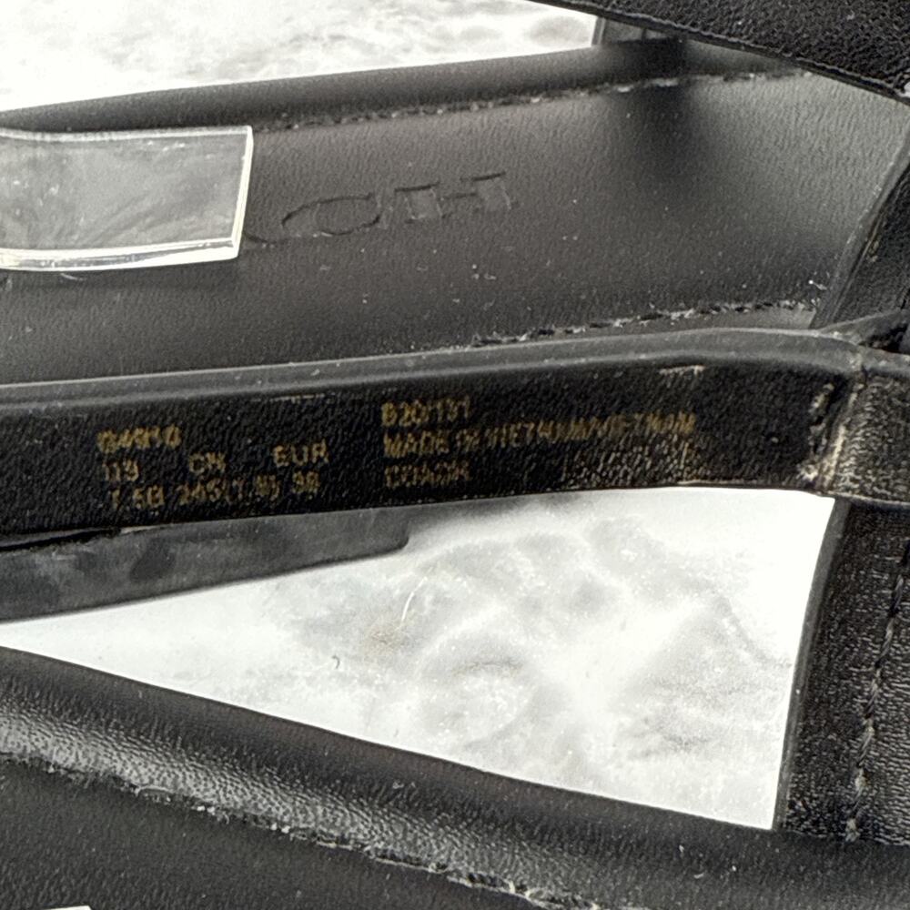 Elegant Black Sandals - Picture 8 of 10